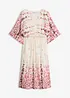 Robe midi en fine viscose mélangée, bonprix