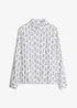 Chemisier en viscose texturée avec fil brillant, bonprix