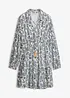 Kleid aus strukturierter Viskose mit Glitzereffekt, bonprix