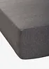 Spannbettlaken in Leinen-Optik, bonprix