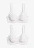 Minimizer T-Shirt-BH mit Bügel mit Bio-Baumwolle (2er Pack), bonprix