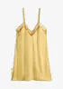 Satin Negligé mit zarter Stickerei, bonprix