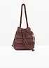 Sac seau texturé, bonprix