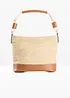 Handtasche Strohoptik, bonprix