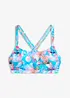 Haut de maillot bandeau à bretelles croisées, bonprix