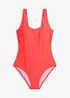 Maillot sculptant en matière texturée, maintien léger, bonprix