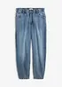 Jean barrel cropped, taille haute, bonprix