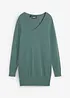 Basic Longpullover mit V-Ausschnitt, bonprix