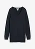 Basic Longpullover mit V-Ausschnitt, bonprix
