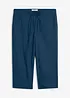 Pantalon 3/4 en lin majoritaire, bonprix