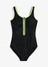 Maillot 1 pièce sculptant avec effet sculptant léger, bonprix