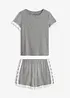 Pyjashort avec dentelle, bonprix