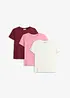 T-Shirt aus reiner Bio-Baumwolle (3er Pack), bonprix