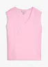 Shirt mit V-Ausschnitt mit reiner Bio-Baumwolle, bonprix
