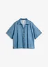 Jeans-Tunikabluse aus Bio-Baumwolle, bonprix
