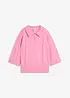 Polo-Pullover aus Baumwoll-Mix, bonprix