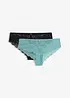 Brazilslip aus zarter Spitze (2er Pack), bonprix