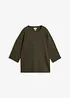 Oversize-Shirt aus elastischem Bio-Baumwoll-Mix, bonprix