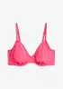 Haut de maillot à armatures et fronces latérales, bonprix