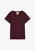 T-Shirt mit Knopfleiste, bonprix