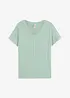 T-Shirt mit Knopfleiste, bonprix