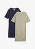 Lot de 2 robes T-shirt, bonprix