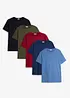 Lot de 5 T-shirts, bonprix