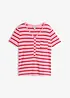 T-shirt en coton mélangé, bonprix