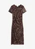 Robe midi en mesh doux, bonprix