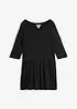 T-shirt long avec volant, bonprix