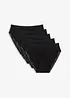 Lot de 5 slips maxi avec dentelle, bonprix