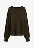 Pull oversize en maille ajourée, bonprix