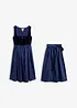 Dirndl midi avec velours (ens. 2 pces), bonprix