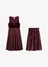 Dirndl mit Samt in Midilänge (2-tlg.Set), bonprix