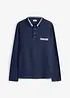 Poloshirt aus reiner Baumwolle mit karierten Details, bonprix