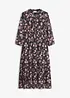 Robe midi en mesh, bonprix