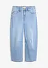 Jean barrel taille mi-haute, bonprix