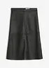 Jupe midi enduite, bonprix