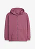 Kapuzen-Sweatjacke aus weichem Bio-Baumwoll-Mix, bonprix