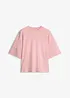 T-shirt court et oversize en coton épais, bonprix