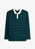 Langarm-Poloshirt aus weicher Bio Baumwolle, bonprix