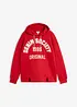 Sweat oversize à capuche 100% coton, bonprix