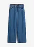 Wide-Leg-Jeans Mid Waist cropped, bonprix