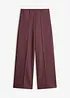 Pantalon palazzo en matière néoprène, bonprix