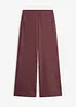 Pantalon à jambe large en piqué, bonprix