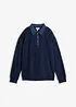 Sweat oversize avec col en denim, bonprix