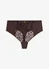 String taille haute brodé, bonprix