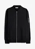 Sweat zippé bomber 100% coton, bonprix