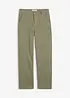 Pantalon raccourci en twill coton extensible, bonprix