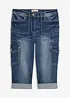 Cargo Jeans, Mid Waist, Stretch, bonprix